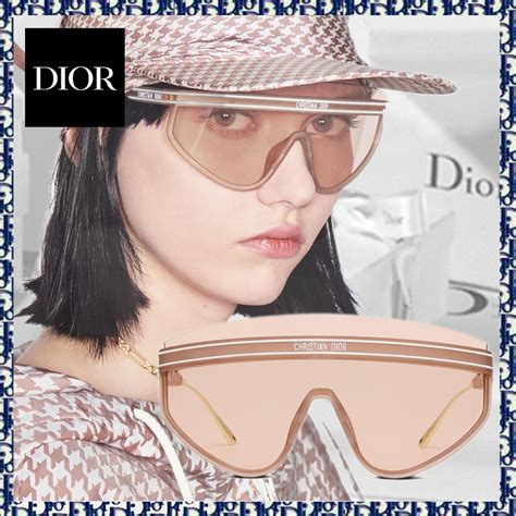 dior m2u|DiorClub M2U Nude Translucent Mask Sunglasses .